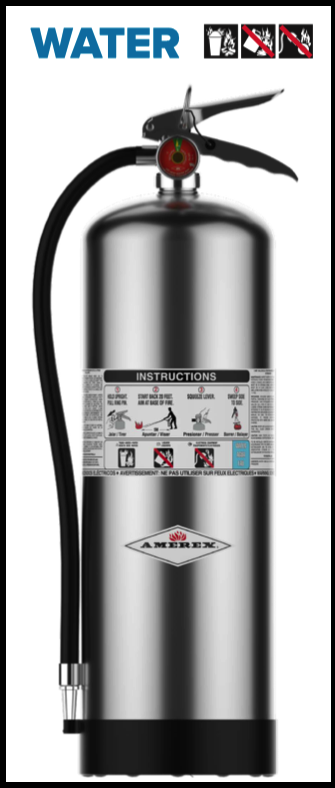 Water fire extinguisher